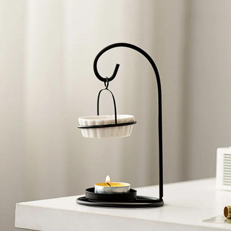 European Oil Furnace Aroma Burner Mosaic Colorful Candle Holder Candlestick Vase Romantic Crafts Gifts Home Decoration