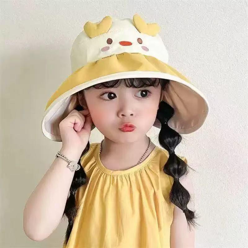 Kids' UV Protection Sun Hat: Spring & Summer Korean Style