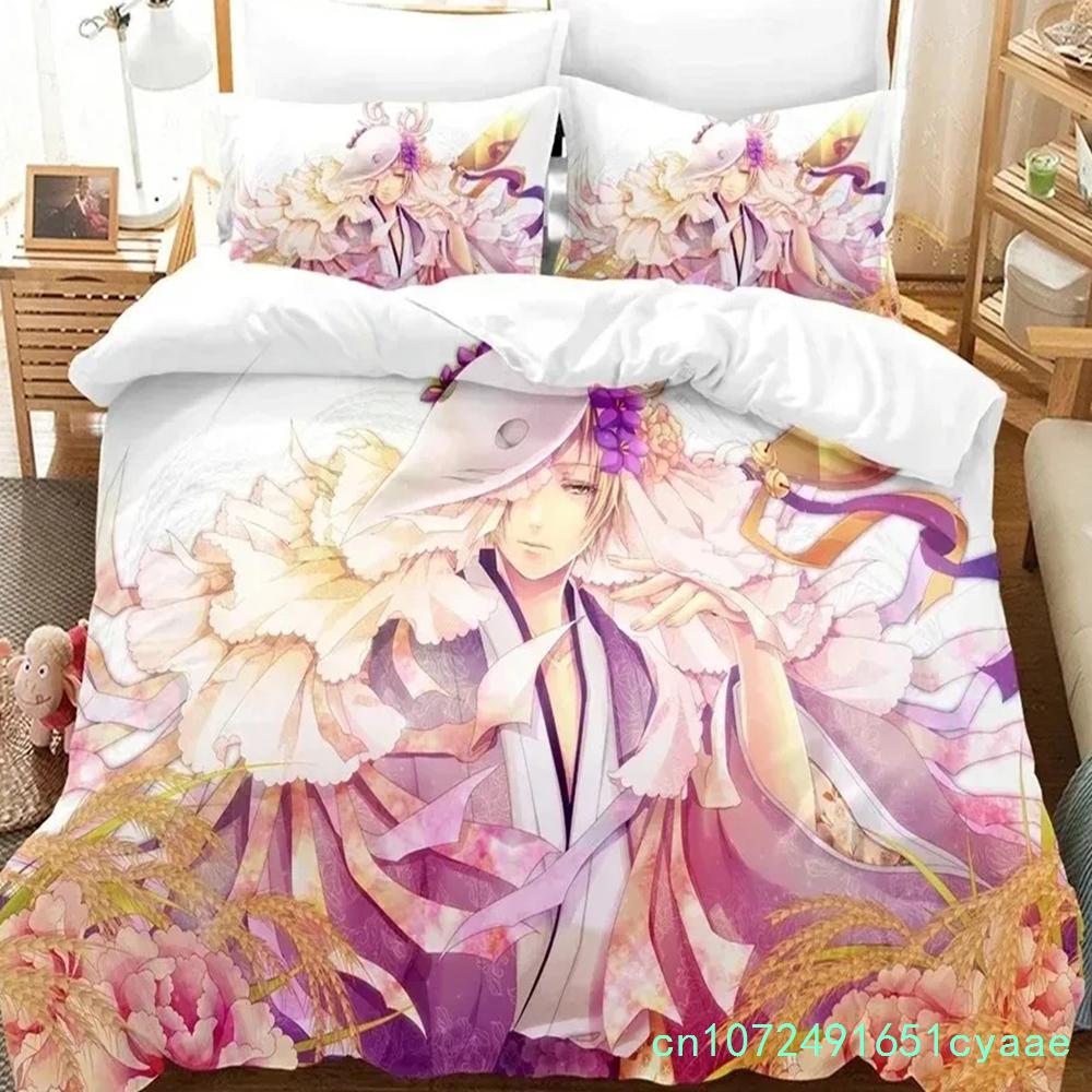 Top Natsume's Book Of Friends Anime Bedding Set Bedroom Soft Modern Bedspreads Comefortable Duvet Cover Quilt Cover Pillowcase
