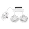 Monitor Fan 2 Heads 3 Speed Modes 6.6ft USB Cable Noiseless Space Saving Clip On Computer Fan for Family Office