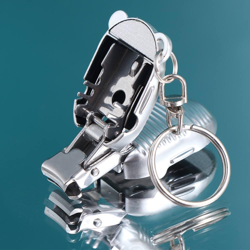 Mini Car Keyring Stainless Steel Fingernail Clipper Creative Nail Clipper Keychain  Trim Nails
