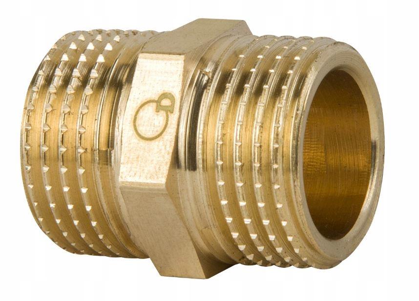 Brass Nipple 3/8 Inch Brass