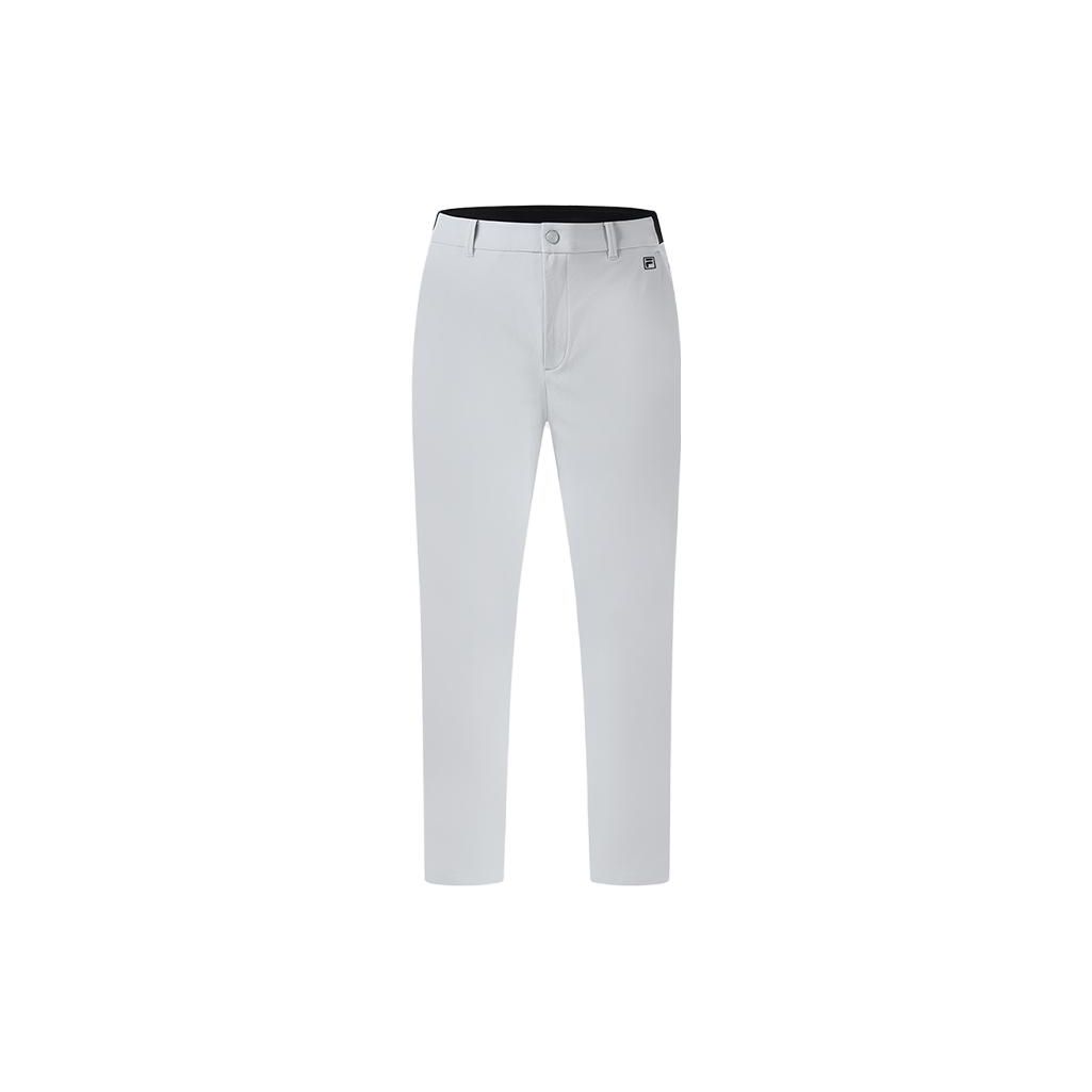 FILA Golf Series Solid Color Mid-Rise Straight Leg Casual Pants Men bottoms Slate-Gray A11M315816F-GY S