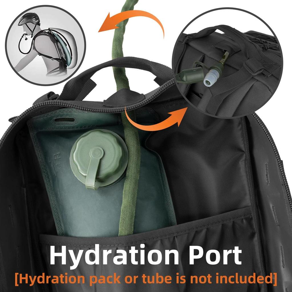 Men's Camouflage Tactical Backpack: Large Capacity for Outdoor Camping, Sports, and Mountaineering