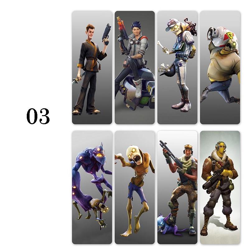 Fortnite 8pcs Bookmarks Kids Gift Present Perfect Party Bags Royale Battle