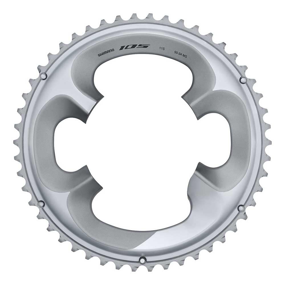 

Shimano Repair Parts Chainring for 50T-MS (Silver) 50-34T FC-R7000 (Y1WV98020)