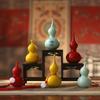 Charming Feng Shui Gourd Ceramic Ornament for Good Luck In Living Room or Study