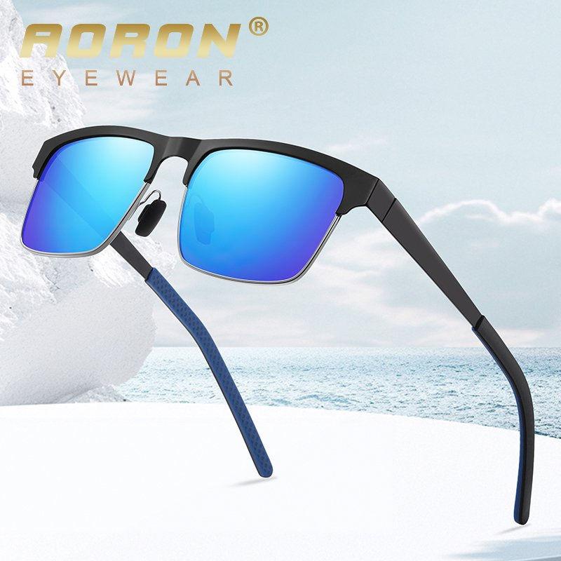 Metal Frame Polarized Sunglasses for Women Men Unisex Fashion Outdoor Anti Glare UV400 Sports Fishing Glasses GZW