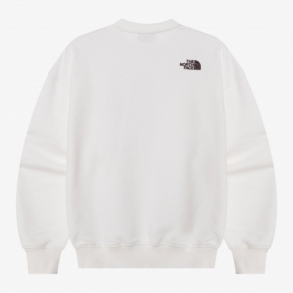 The North Face Signature Sweatshirt Off White Nm5mr51j