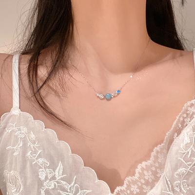 Forest Fresh Ocean Memory Light Luxury Minimalist Elegant Choker Necklace Jewelry