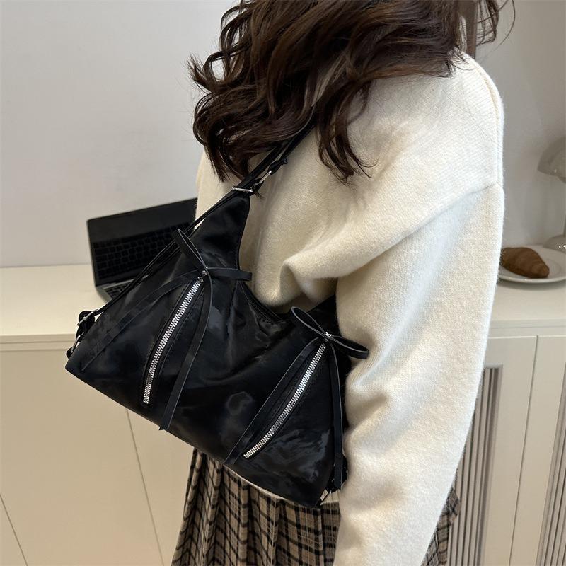 Bow Underarm Bag Women's Large Capacity Commuter Tote Bag Premium Versatile Shoulder Crossbody Bag Women's Backpack