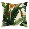 New Tropical Plant Leaves Rainforest Linen Cushion Pillow Cover