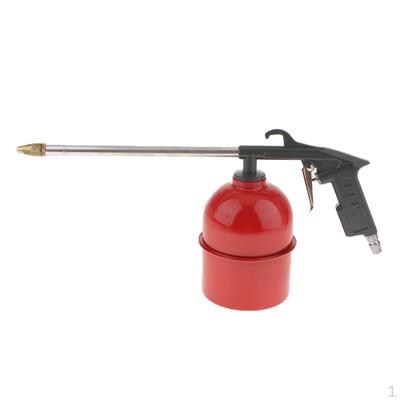 Gun Cleaning Washer Kit Tool with 6 Siphon House Solvent Sprayer Cleaner Kettle Gray
