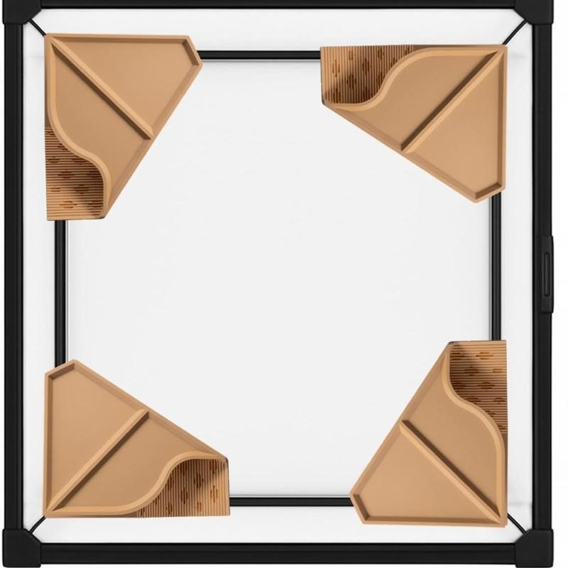 Hermits Crabs Cave Habitat with Climbing Tunnel Double Feeding Area Nontoxic Breathable Easyly Clean for Aquariums