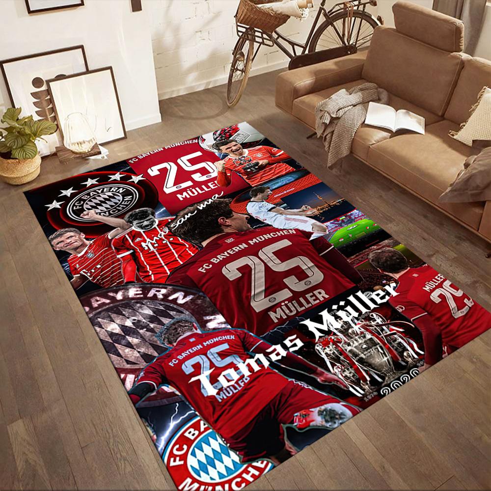 Bayern Munich Floor Mat Perfect for Living Rooms Entryway Foyer Playrooms Antislip Carpet Decorate Offices Wedding Party Gift