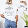 Let Them Maglietta da Donna Continua a Brillare Camicia Ispirazionale Moda Salute Mentale Grafica Top Streetwear Harajuku Magliette a Manica Corta