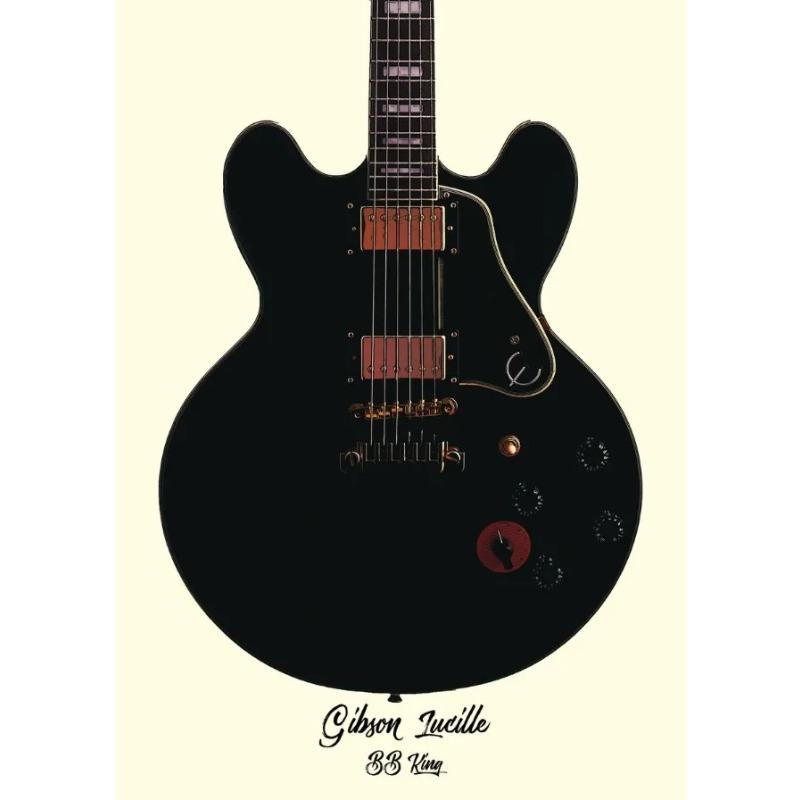 Famous Guitars Used By Famous Bands and Singers Music Posters Prints Canvas Printing Wall Art Picture for Living Room Home Decor