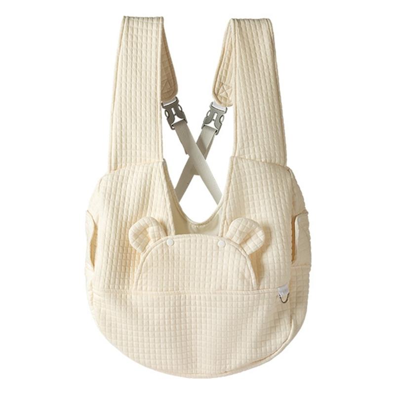 

Pet Handbag Cats Carriers Bag Soft Big Capacity with Safety Strap Breathable Pet Carriers Sightseeing Bag 1 белый