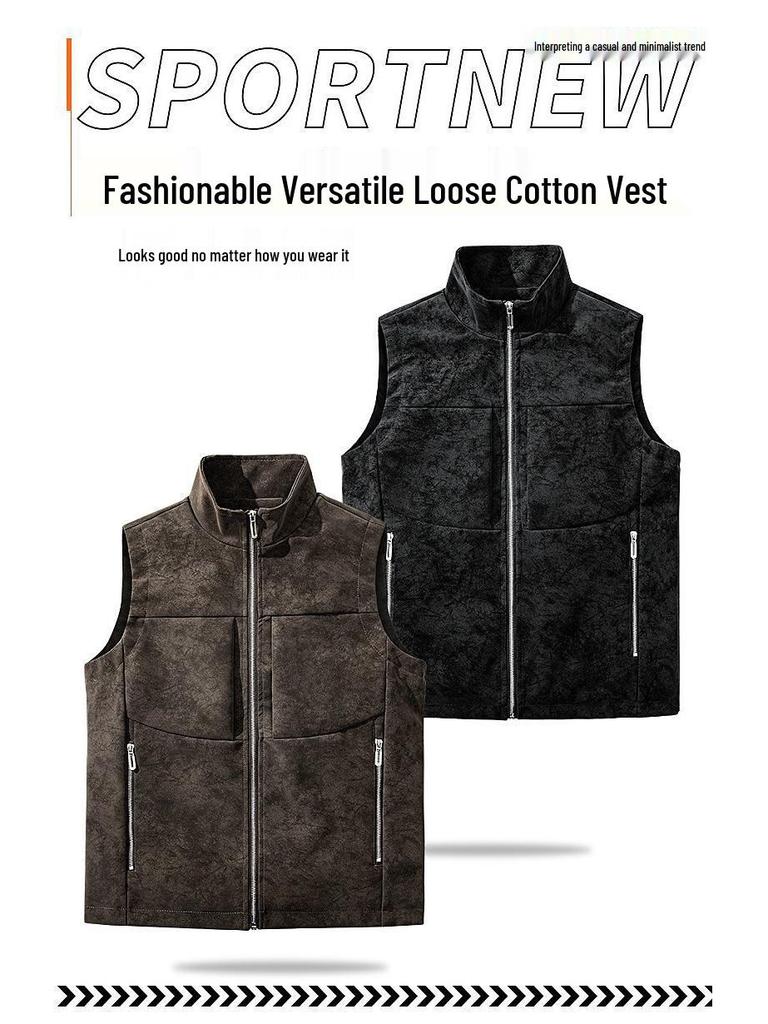 2026 Stylish Leather Vest: Comfortable, Durable, Windproof & Rainproof Autumn/Winter Sleeveless Top
