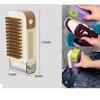 Household Multifunctional Soap Foaming Box Hand Washing Soap Holder Built-in Brush Wheels Non-Slip Draining Soap Storage Box