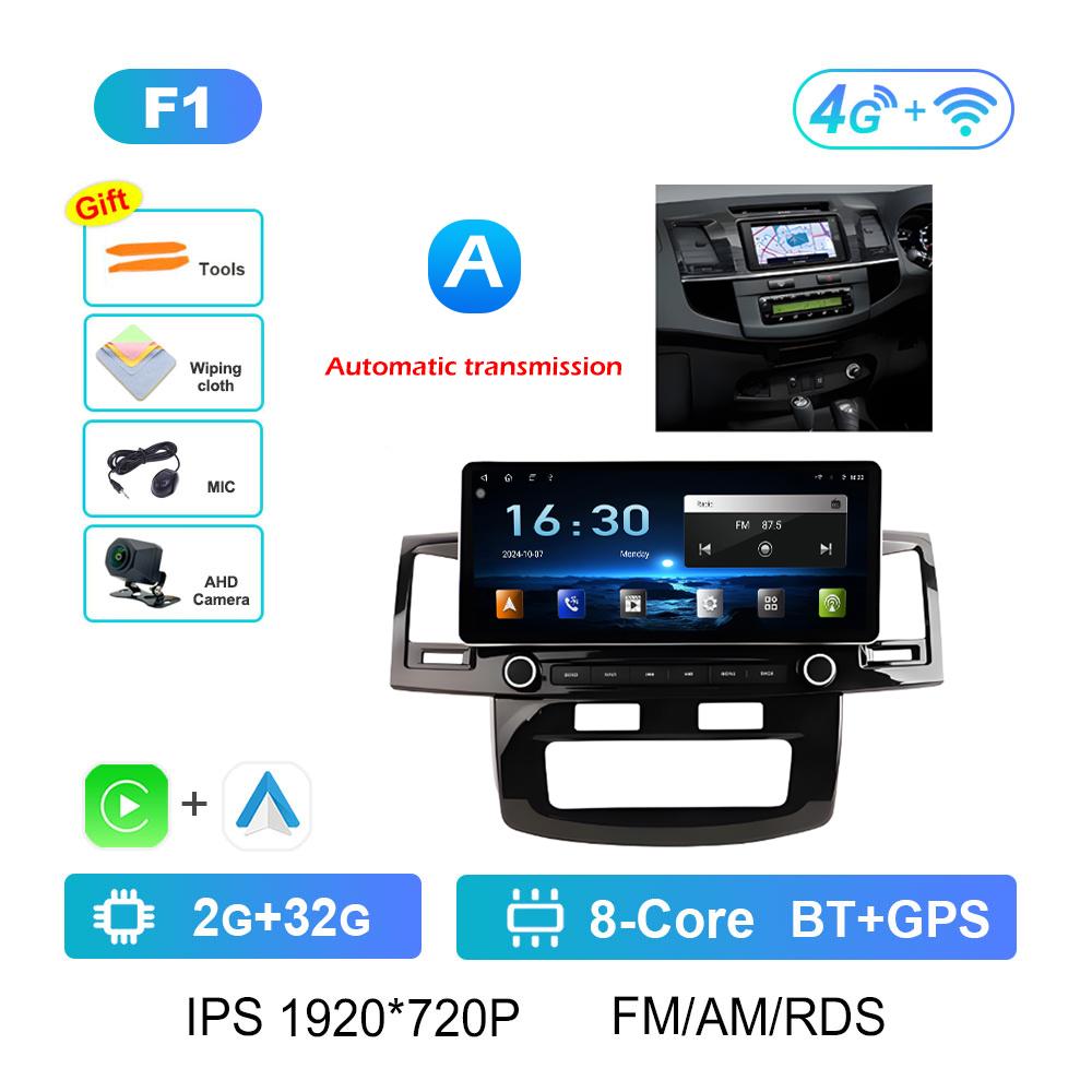 For Toyota Hilux 2005 2006 2007 2008 - 2014 Car Video Radio Multimedia Player Android Smart System Navigation GPS Bluetooth WIFI