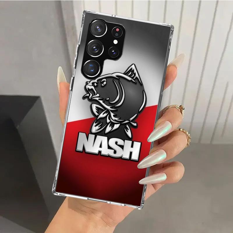 Nash Fishing Art Phone Case for Samsung Galaxy S26 S24 S23 Ultra S25 Edge S22 S21 Plus S20 FE + Soft Print Shell Funda Galaxy S2