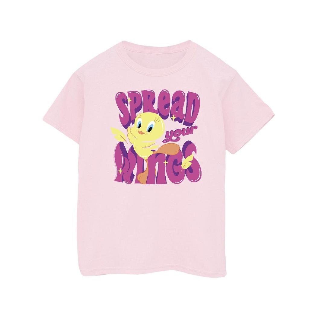 Looney Tunes Camiseta feminina de algodão Tweeday Spread Your Wings