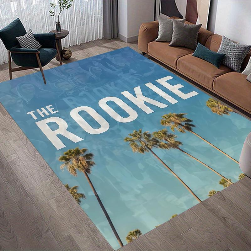 The Rookie Home Sofa Decoration for Living Room & Bedroom, Non‑Slip Play Flannel Floor Mat for Game Room