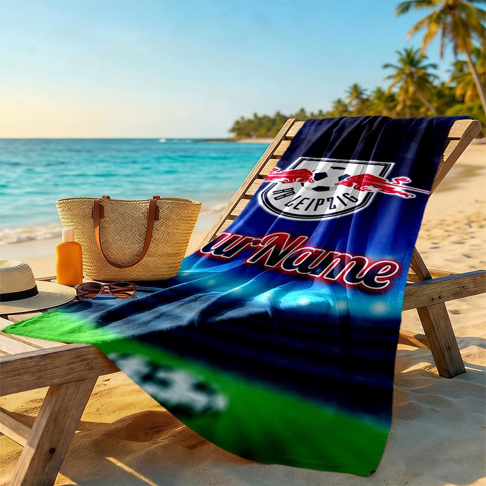 Rb Leipzig Personalisierbares Name Strandtuch Weich Langlebig Schnelltrocknend Geeignet Für Sport Reisen Schwimmen Yoga Badezimmer Strand Und Pool