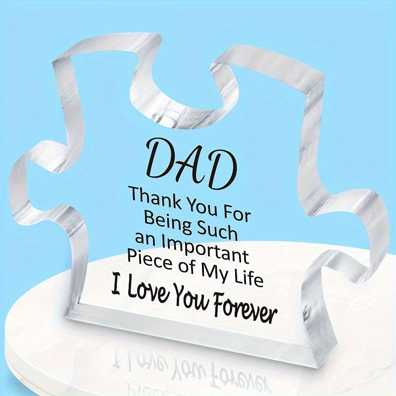 

Engraved Dad Puzzle - Heartfelt Father s Day & Christmas Gift from Children чистый
