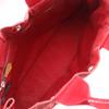 HERMES Deauville PM Handbag Red canvas Women Used