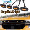Amber White for Ford Ranger Wildtrack T9 2023 2024 2025 Car Front Grille LED Light Modified Vehicle Daytime Running Lamp