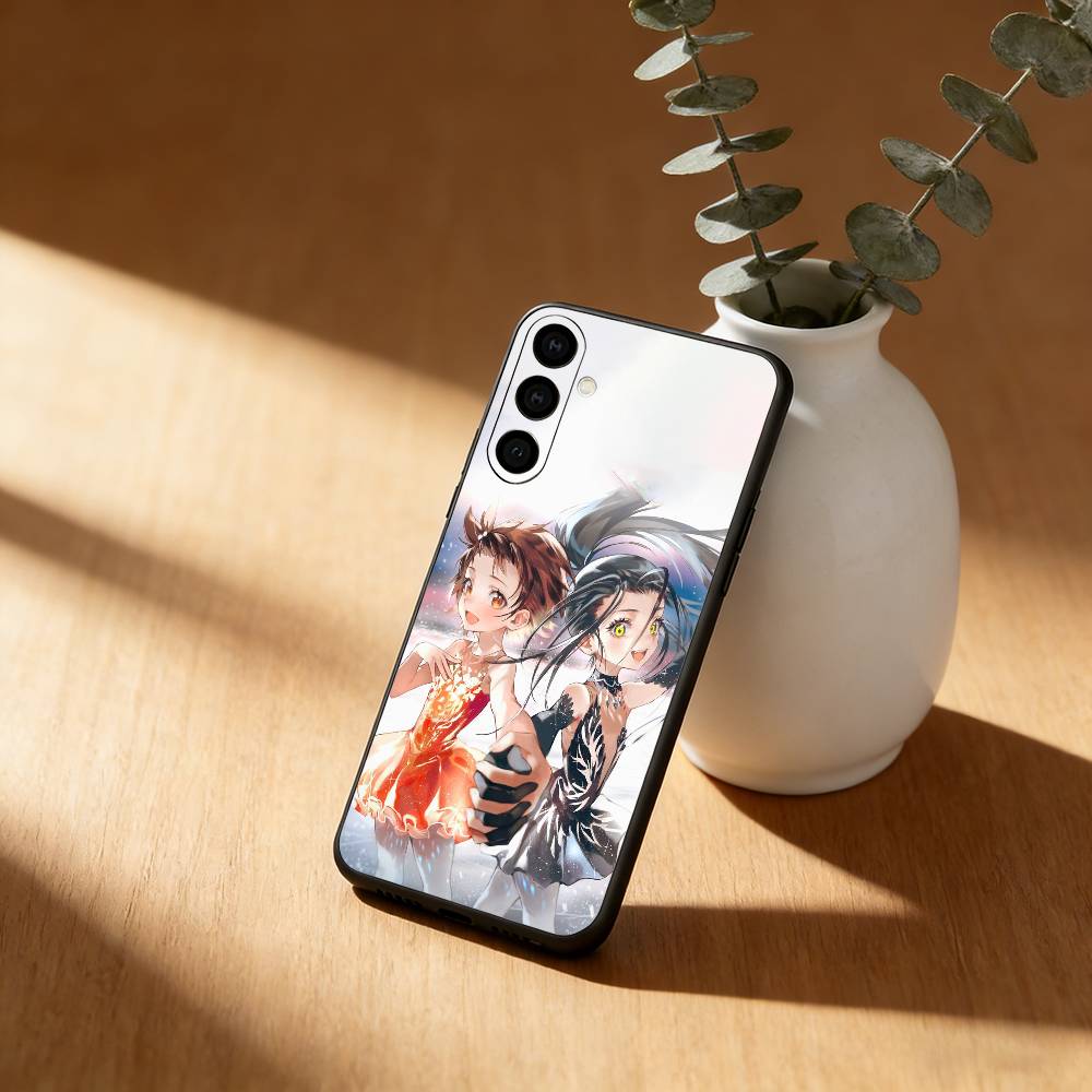 Medalist Anime Inori Phone Case For Samsung GalaxyA13,21s,22,31,32,52,53,71,72,73,Soft Black Cover