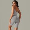 Seamless And Sexy Peach Hip One-piece Suspender Yoga Jumpsuit, Shapewear, Fitness Exercise Back Yoga Suit
