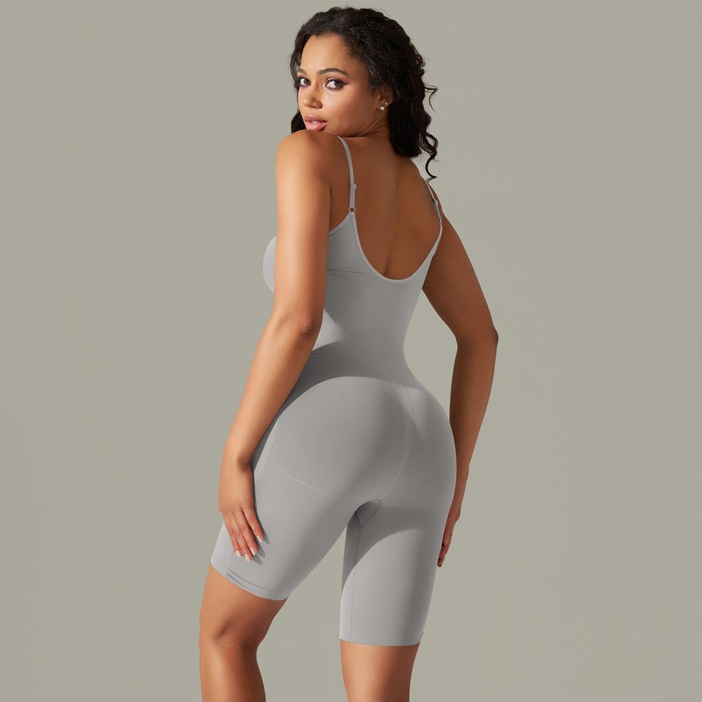 Seamless And Sexy Peach Hip One-piece Suspender Yoga Jumpsuit, Shapewear, Fitness Exercise Back Yoga Suit