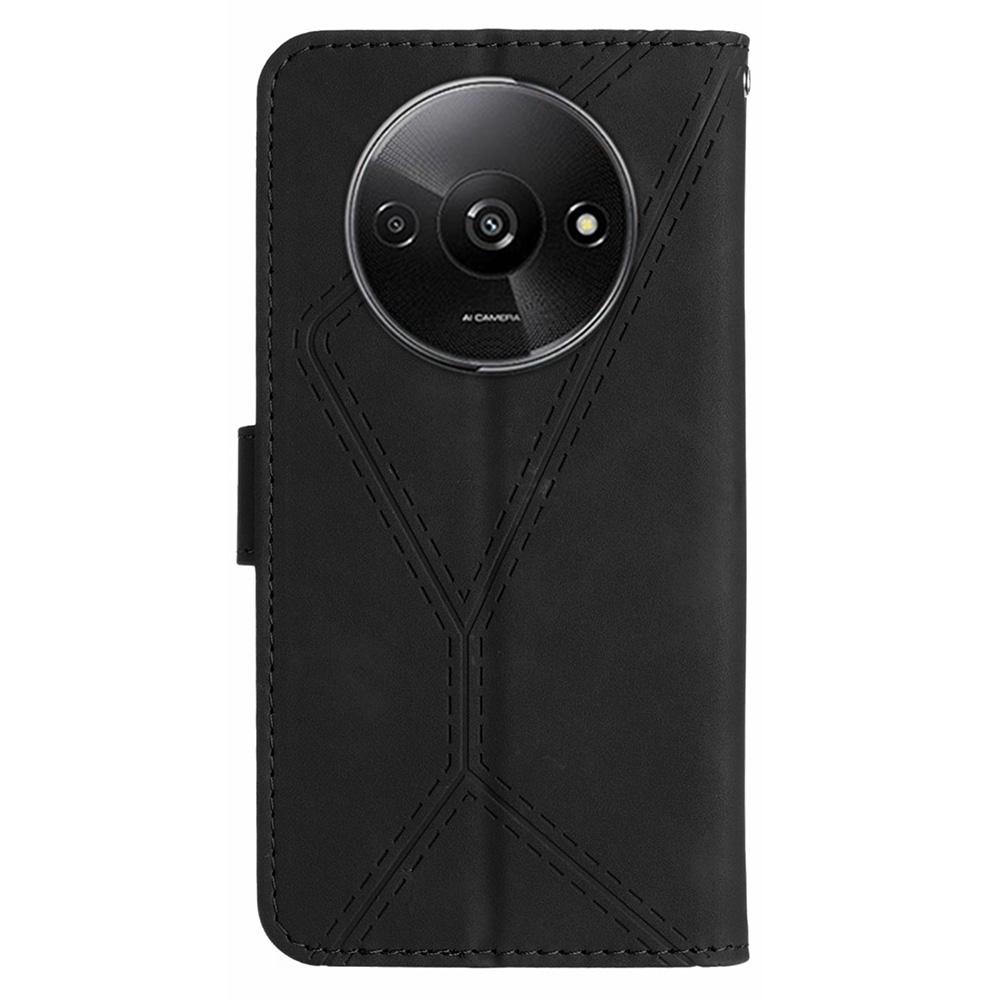 HT05 For Xiaomi Redmi A3/Poco C61 4G Wallet Phone Case PU Leather Folio Flip Cover