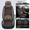Universal All-Season Leather Car Seat Cover for Five-Seater Vehicles