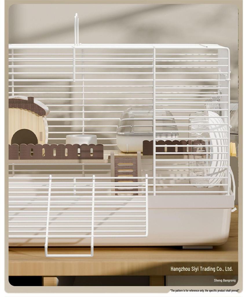 Deluxe Anti-Escape Hamster Cage with Spacious Wire Design.