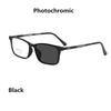 Ultralight Anti Blue Light Reading Glasses Photochromic Titanium Alloy Frame for Men Women Outdoor Optical