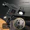 Portable Multi-Tool: Outdoor Wrench, Hammer, Pliers, Self-Defense & Folding Knife with Window Breaker for Camping Emergencies