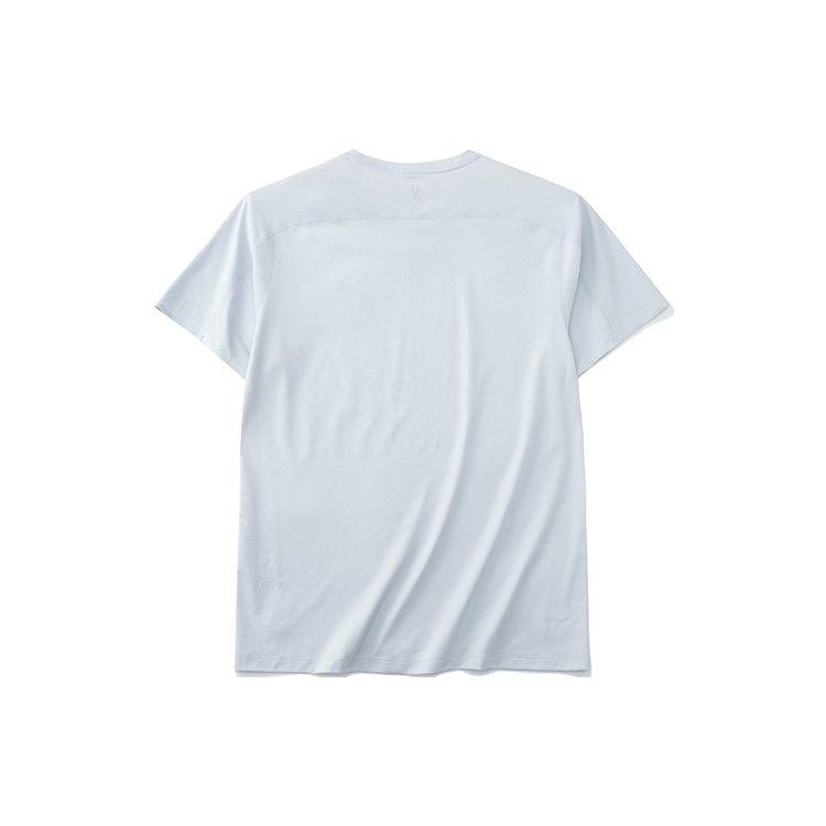 Anta T Shirts Men's Gray Crew Neck Moderate Straight Fit 152225123-1