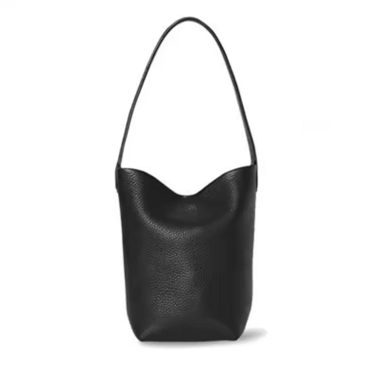 TheRow Echtleder-Tragetasche - Großes Fassungsvermögen, Hochwertige Schulter-Handtasche für den täglichen Weg zur Arbeit black