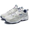 New FILA Tracer Durable Breathable Lightweight Low Top Casual Shoes Men's White Gray F12M422113FWL