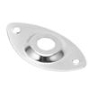 3PCS Silver Guitar Output Jack Plate Bass Output Jack Socket  Electric Guitar Replacement Parts