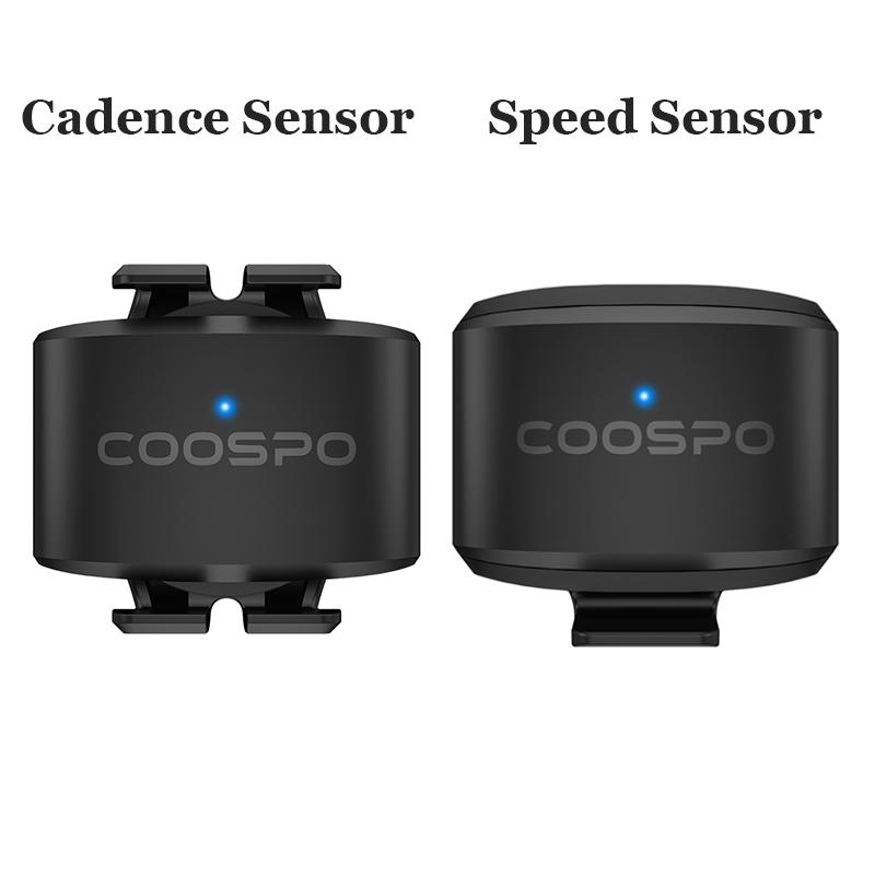 COOSPO Fahrrad Trittfrequenz/Geschwindigkeitssensor Dual-Modus Bluetooth 5.0 ANT+ Für Garmin Wahoo Fahrrad Computer Trittfrequenz Geschwindigkeitssensor