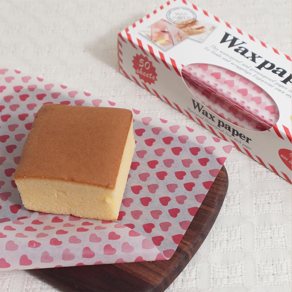 50Pcs/Lot Wax Paper Food Wrappers Wrapping Paper Food Grade Grease Paper For Bread Sandwich Burger Oilpaper Kitchen Baking Tool
