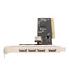 PCI to USB2.0 Internal Expansion Card 5 Port 480Mbps Plug and Play 4 External 1 Internal PCI