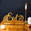 2026 NEW Creative Moon Eidmubarak Letter Decorative Ornament Acrylic Ramadan Festival Celebration Letter Decorative Handicraft