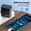 40W Dual PD Type-C Fast Charger for Mobile Phones - Travel-Friendly Charger Head
