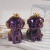 Crown Scarf Puppy Silicone Mold 3D Dog Shape Candle Mold DIY Handmade Scented Candle Resin Mould Reusable Craft Tool